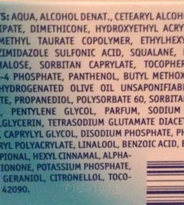 De chemie van een gezichtscrème